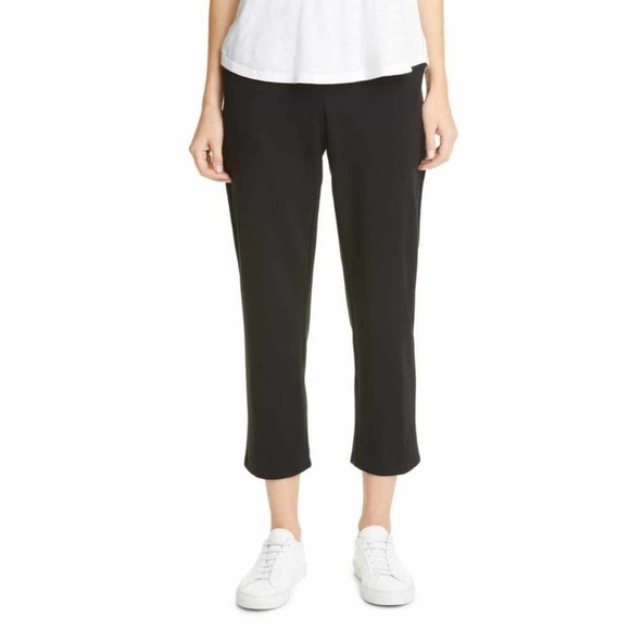 BENCIVENGA Black Striped Cotton Sretch Dress Trousers Pants main image 1
